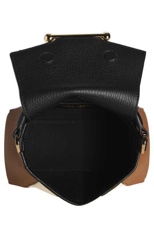 Strathberry Nano Mosaic Leather Top Handle Bag In Multi