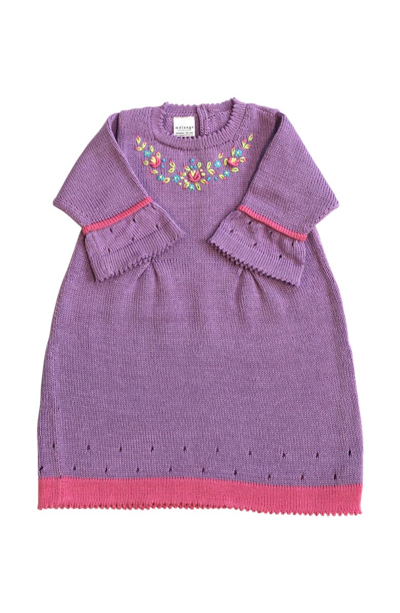 Melange Collection Lilac Easter Dress, Main, color, Purple