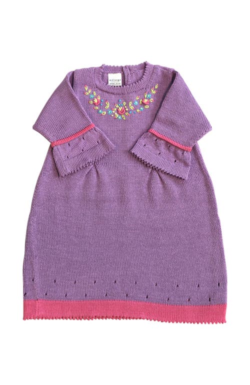 Melange Collection Lilac Easter Dress In Purple