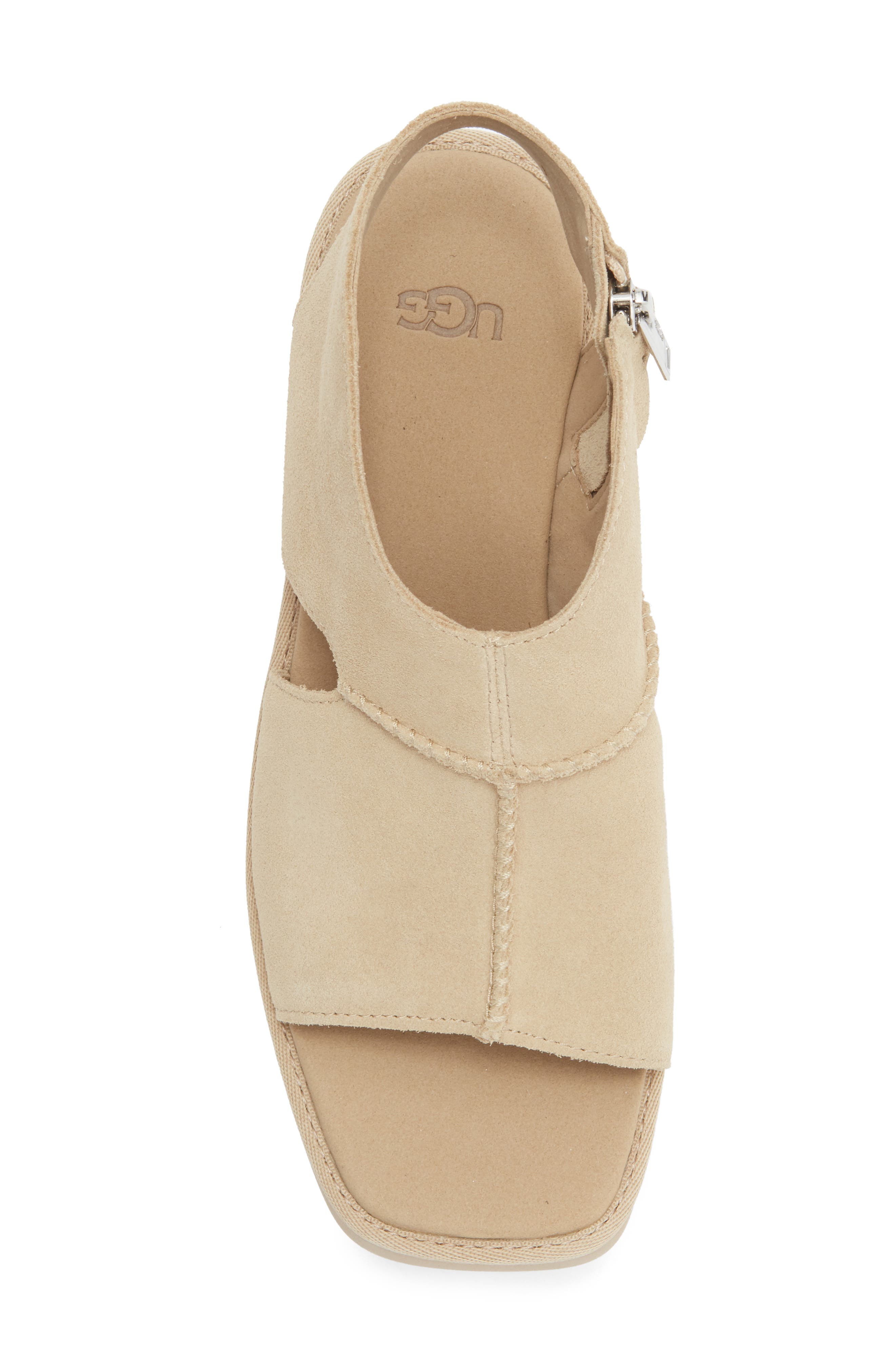 UGG<sup>®</sup> New Heights Platform Sandal, Alternate, color, Mustard Seed