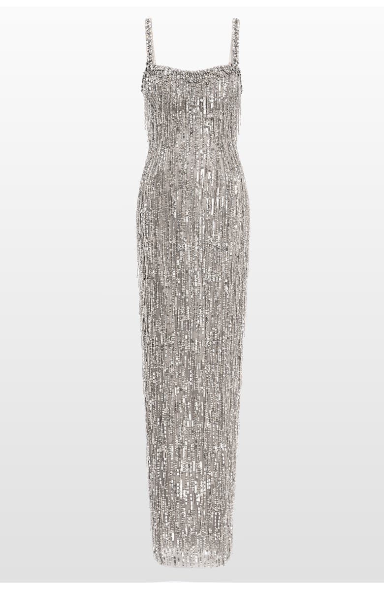Jenny Packham Fleur Embellished Maxi Dress, Main, color, 