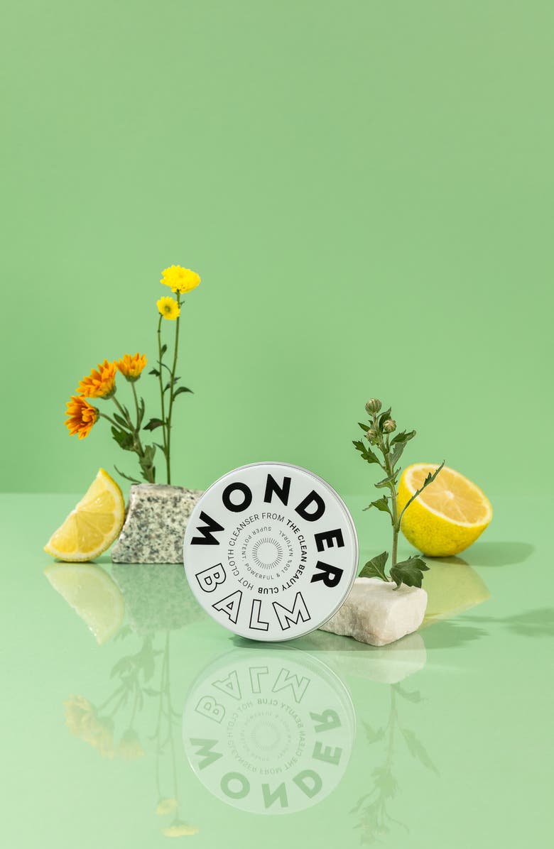 The Clean Beauty Club Wonder Balm - Hot Cloth Cleanser, Alternate, color, White