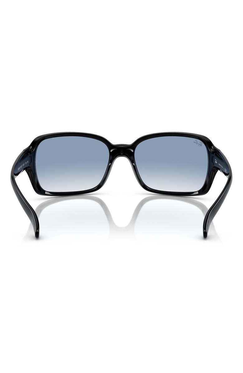 Ray-Ban 60mm Gradient Rectangular Sunglasses, Alternate, color,