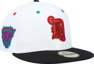 New Era Men's New Era White/Black Detroit Tigers 2005 MLB All-Star Game Primary Eye 59FIFTY Fitted Hat
