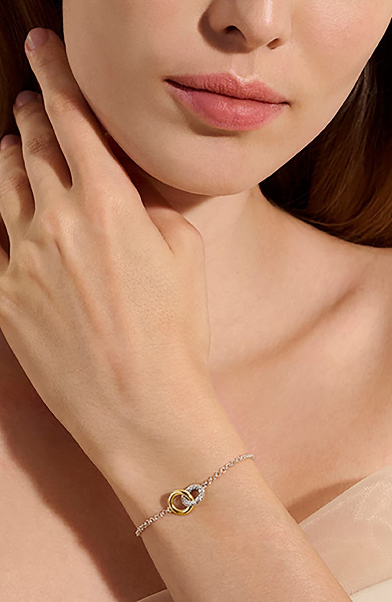 John Hardy Essentials Linked Bracelet, Alternate, color, Silver And Gold