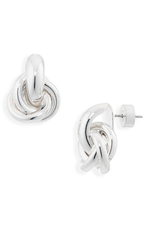 Knotted Stud Earrings