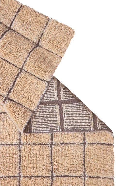 Lorena Canals Woolablemosaic Washable Wool Rug In Brown