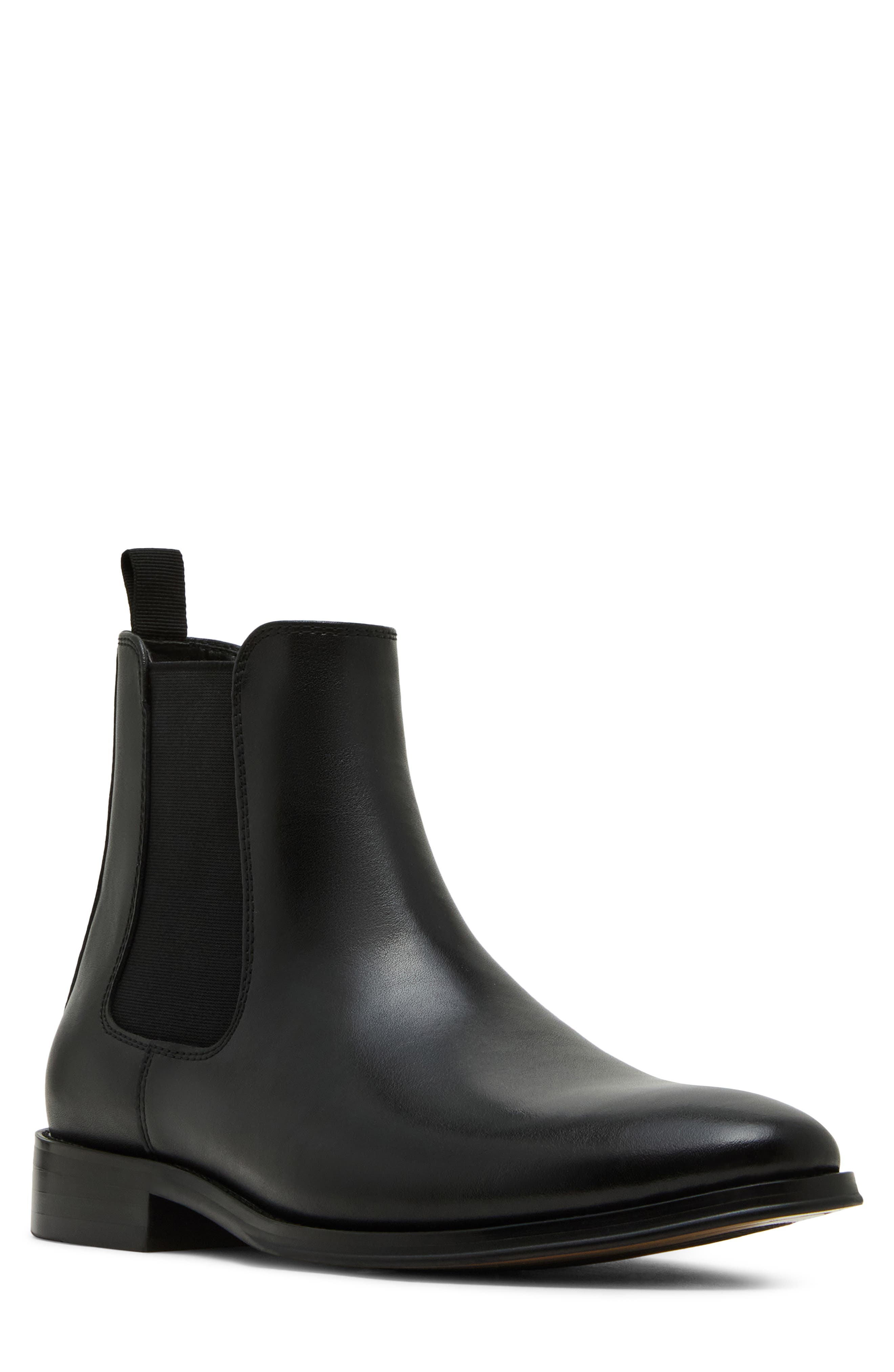 Avenue Chelsea Boot, Main, color, BLACK LEATHER