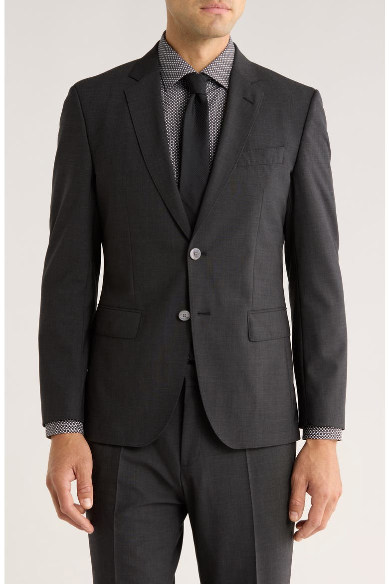 Huge Virgin Wool Blend Sport Coat, Main, color, OPEN GREY