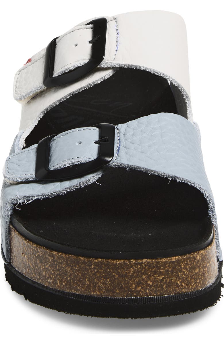 On Foot Naoshima Double Strap Slide Sandal, Alternate, color, Illusion/ Grey