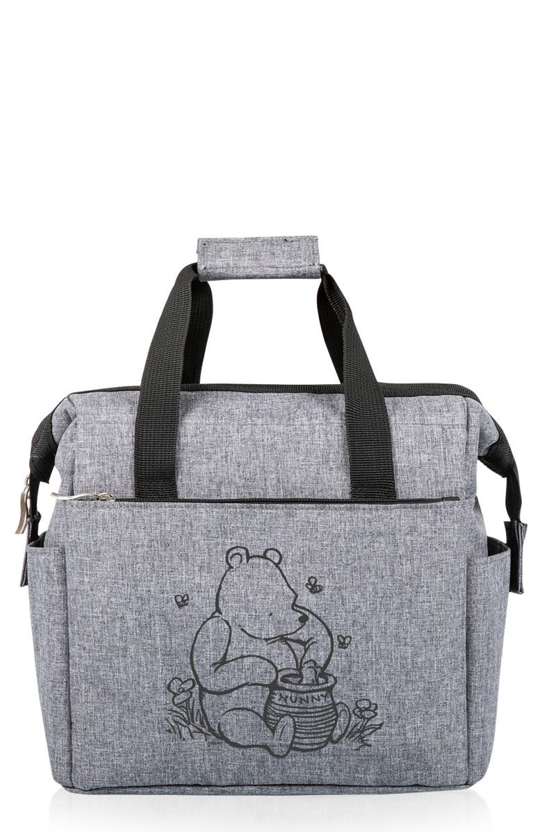 Picnic Time Winnie the Pooh On The Go Lunch Bag, Main, color, Gray