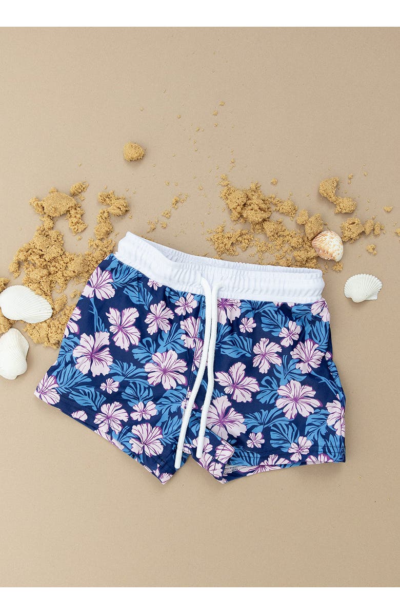 Charlie Lou Baby<sup>®</sup> Twilight Blossoms Swim Shorts, Main, color,