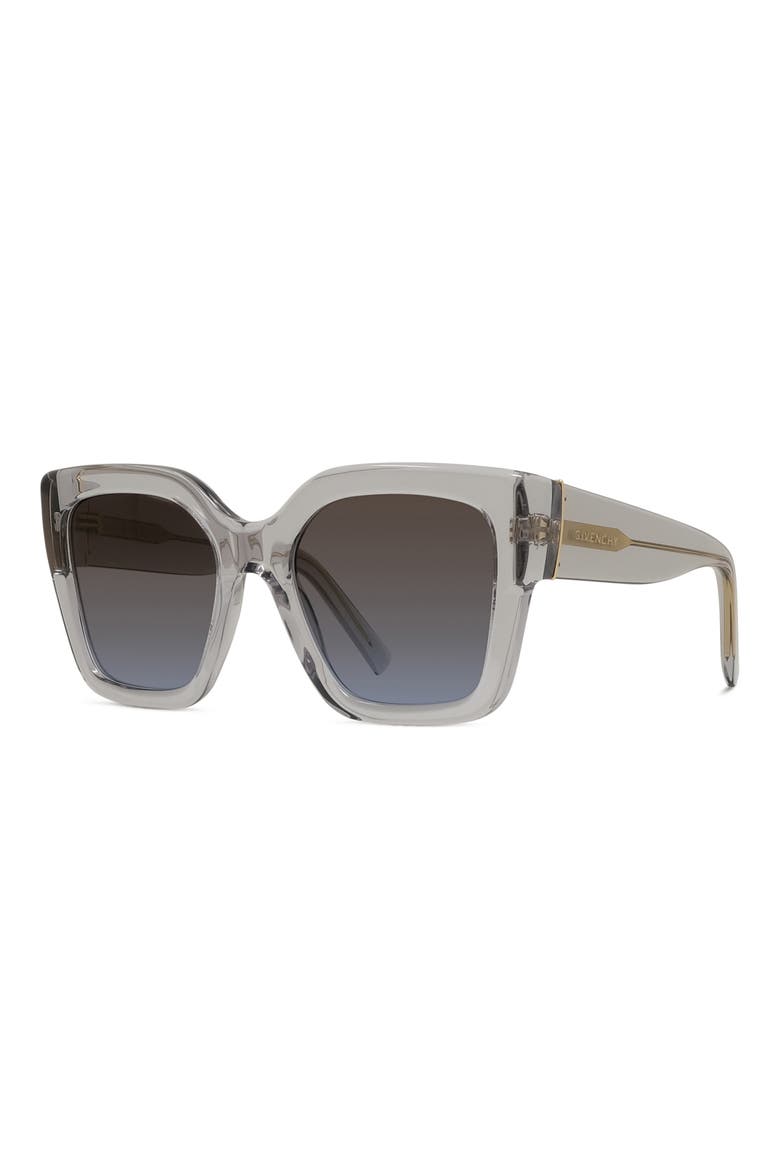 Bold 53mm Square Sunglasses, Alternate, color, GREY/ OTHER / GRADIENT BLUE