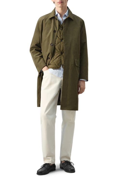 Water Repellent Parka with Removable Vest