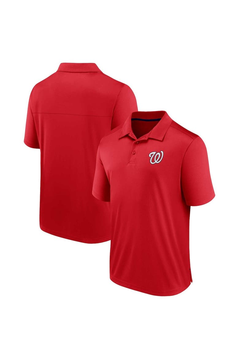 Men's Fanatics Branded Red Washington Nationals Hands Down Polo, Main, color, Red