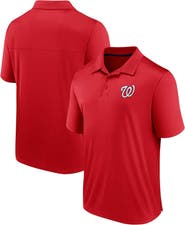 FANATICS Men's Fanatics Branded Red Washington Nationals Hands Down Polo