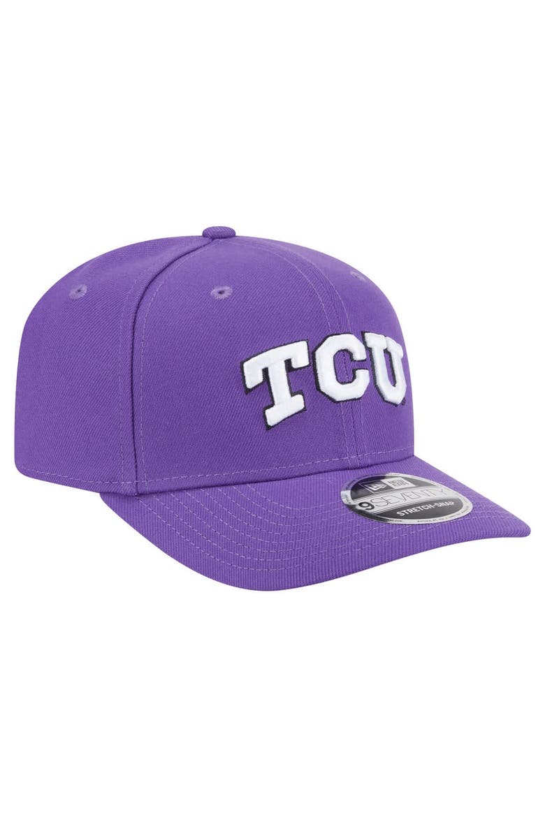 Men's New Era  Purple TCU Horned Frogs Team Collective 9SEVENTY Stretch-Snap Adjustable Hat, Alternate, color, Purple