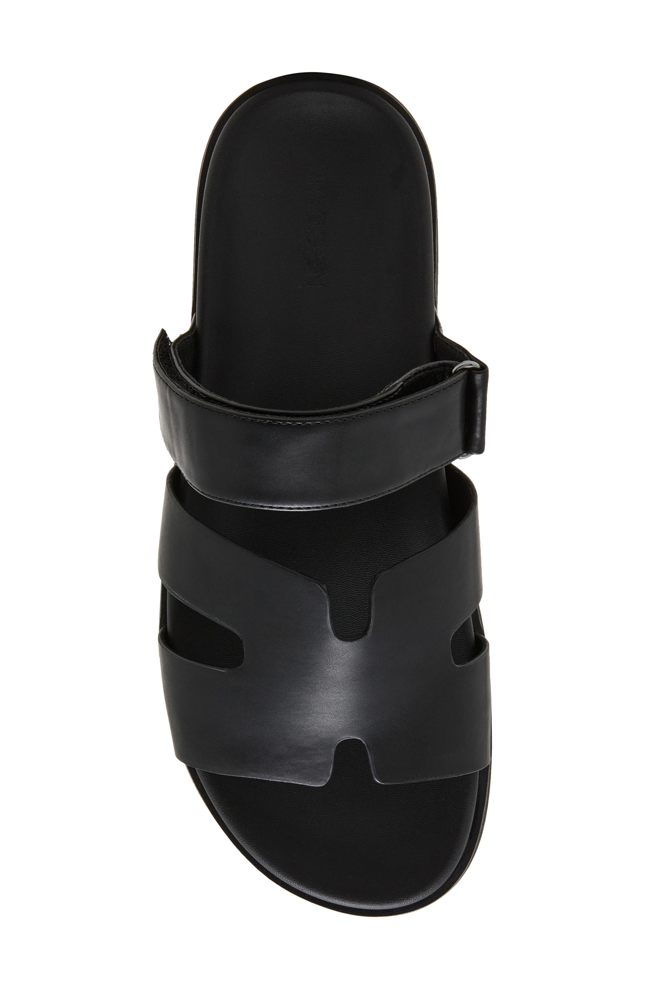 Steve Madden Mnuiero Sandal, Alternate, color, Black Leather