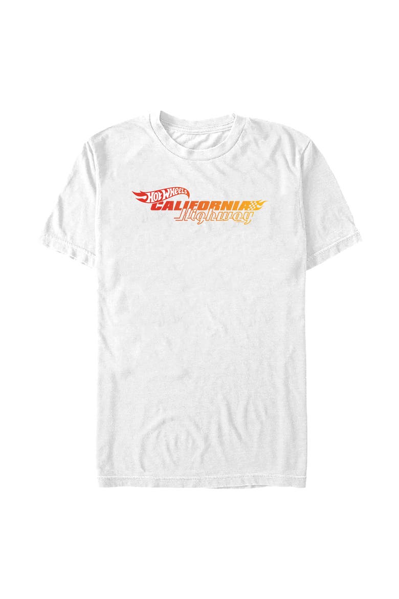 Men's Hot Wheels California Highway HW  Graphic T-Shirt, Main, color, White