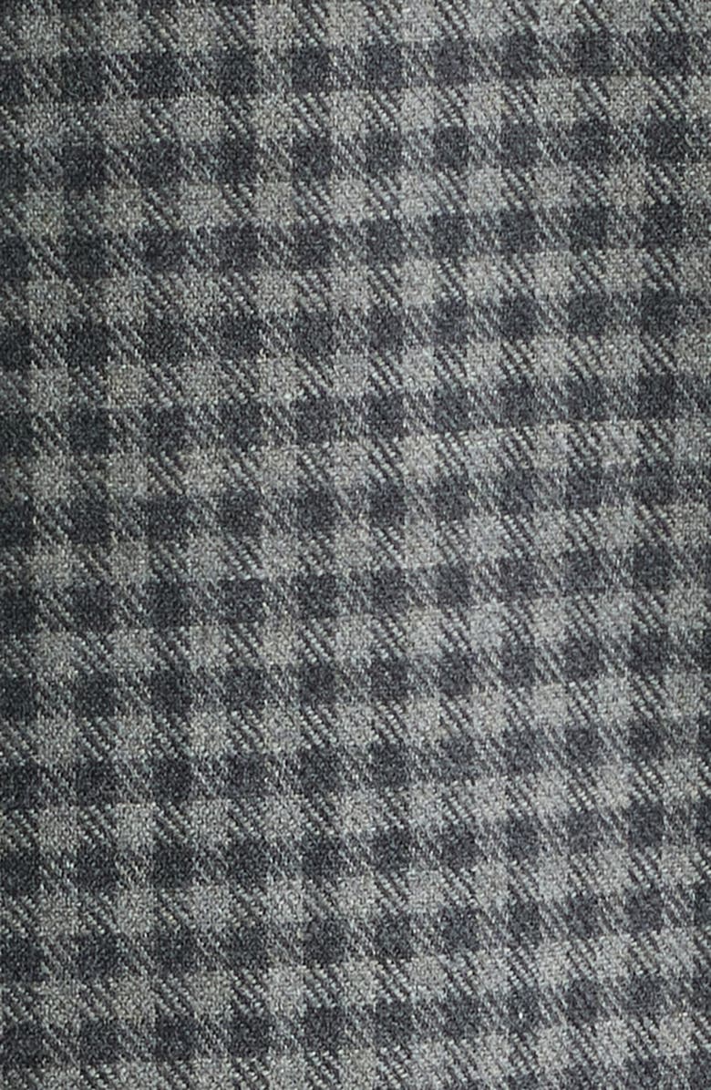 Theory Irving Standard Fit Cotton Gingham Button-Up Shirt, Alternate, color, Charcoal Multi