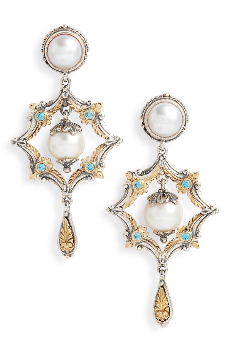 Konstantino Thalia Pearl Drop Earrings, Main, color, 