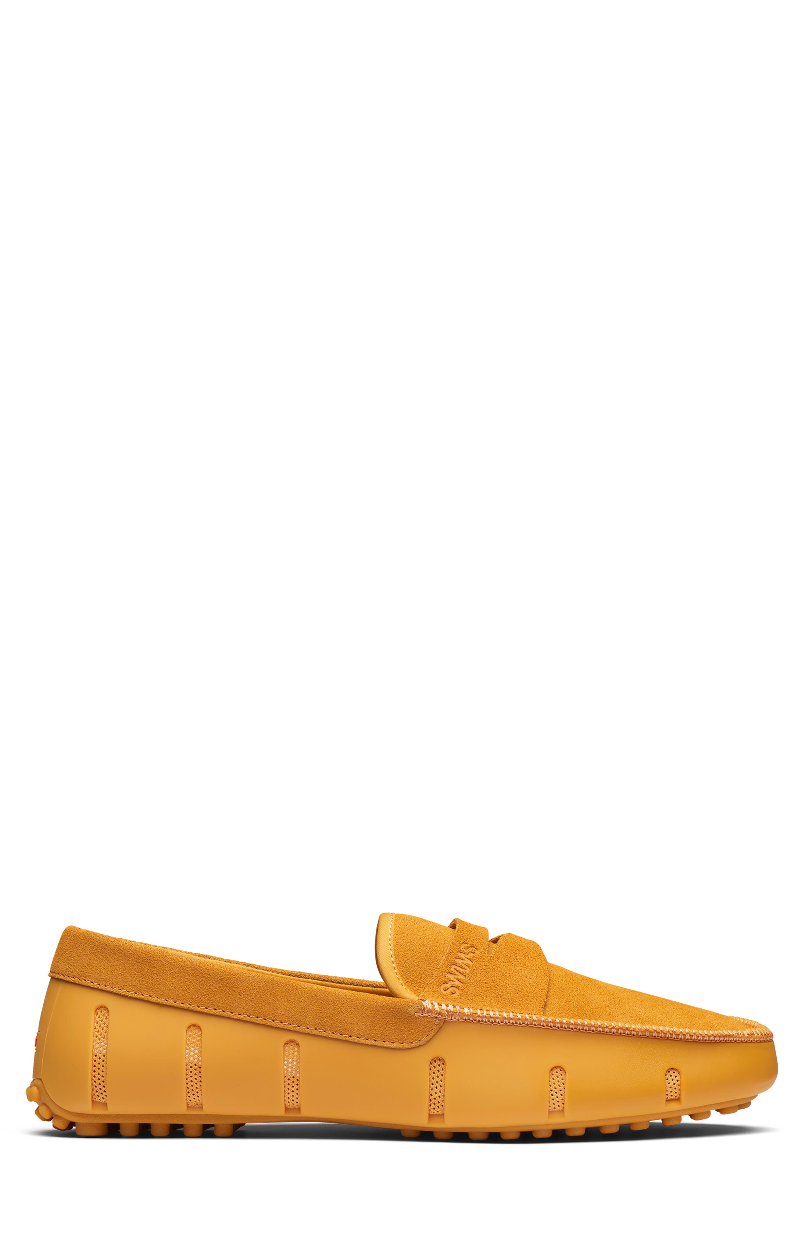 Swims Luxe Lace-Up Driving Loafer, Alternate, color, Blaze