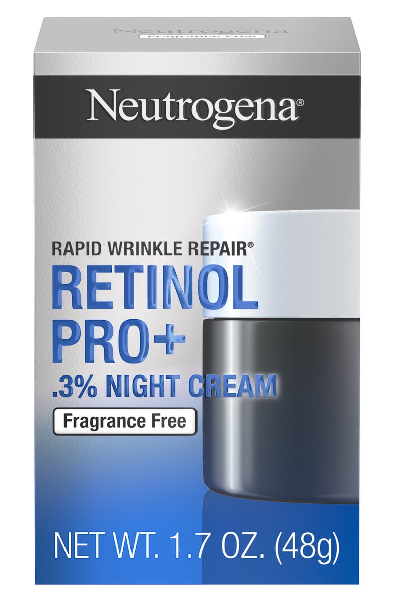 NEUTROGENA Rapid Wrinkle Repair Retinol Pro+ 0.3% Night Cream, Alternate, color, 