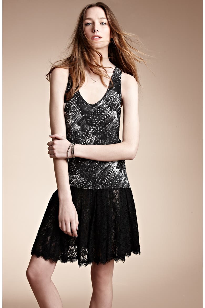 'Fiala' Silk Tank, Alternate, color, CAVIAR
