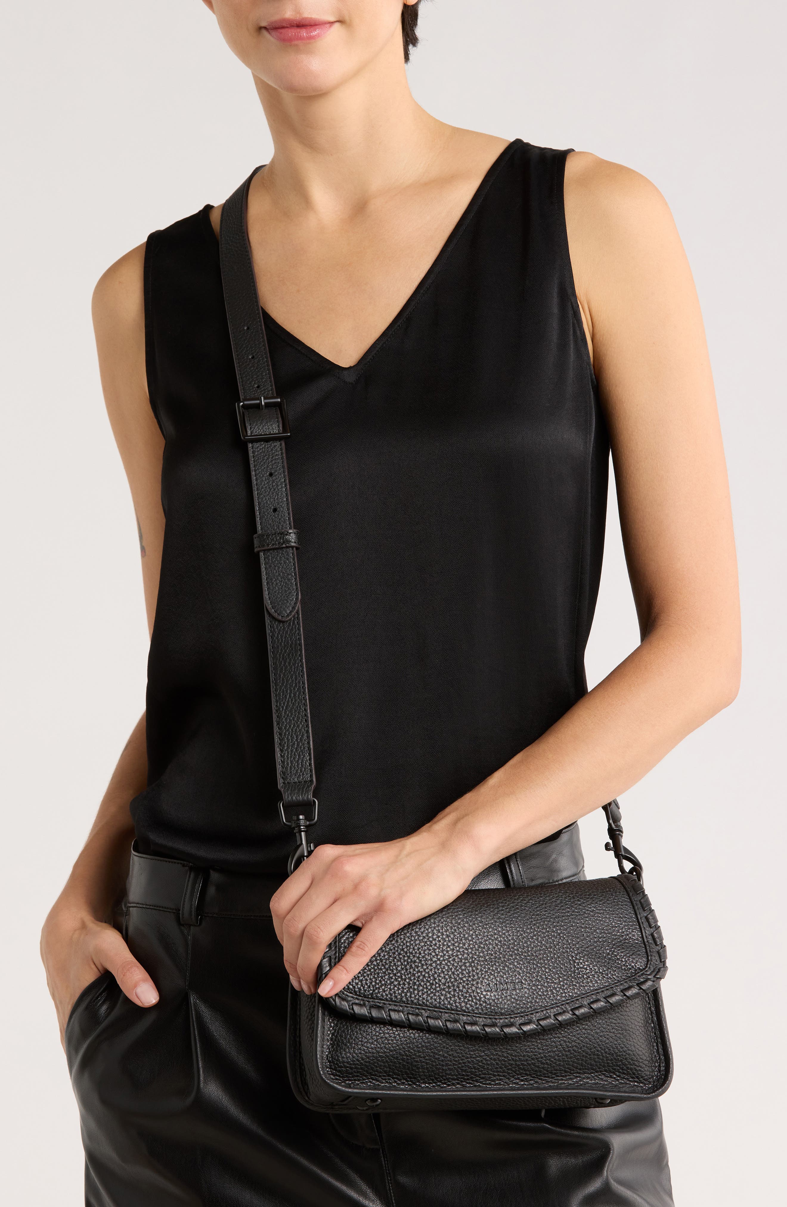 AIMEE Talia Crossbody Bag, Alternate, color, Black