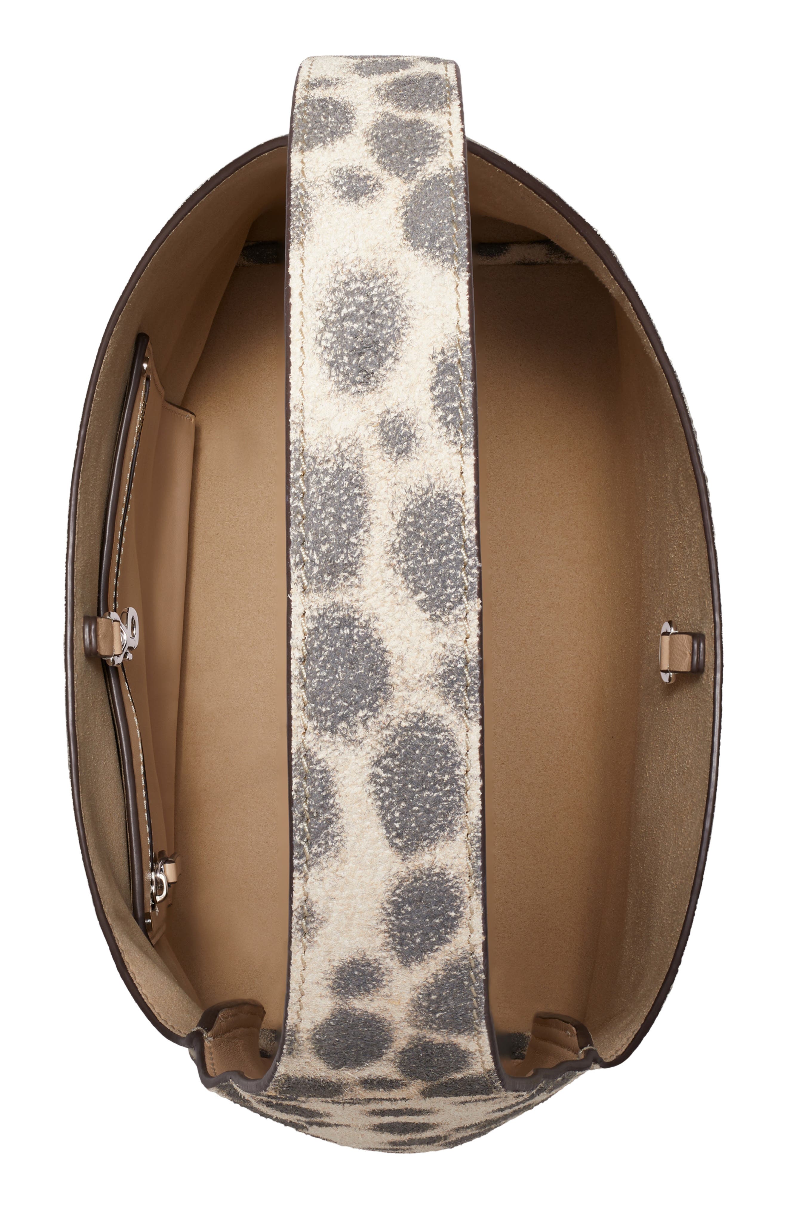 Suede Hobo Bag, Alternate, color, CHEETAH SPOTS