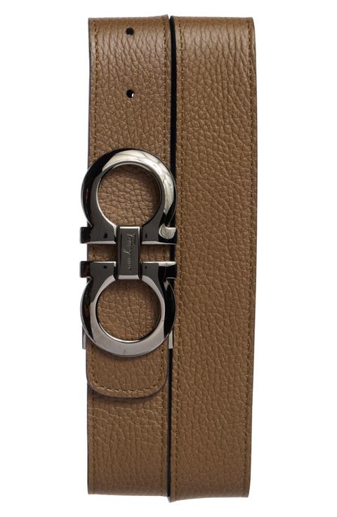 Pebbled Leather Belt