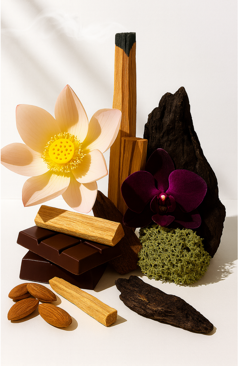 VILLA ABURI Mini Scented Travel Candle with Cotton Wick in Ganja Suede, Alternate, color, NO COLOR