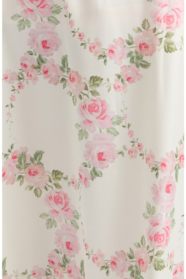 Ruffle Frill Hem Easy Skirt, Alternate, color, CREAM