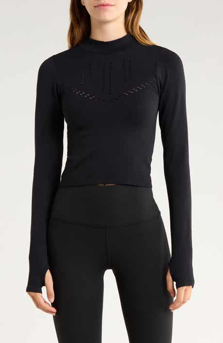 90 DEGREE BY REFLEX Porsha Seamless Long Sleeve Activewear Top