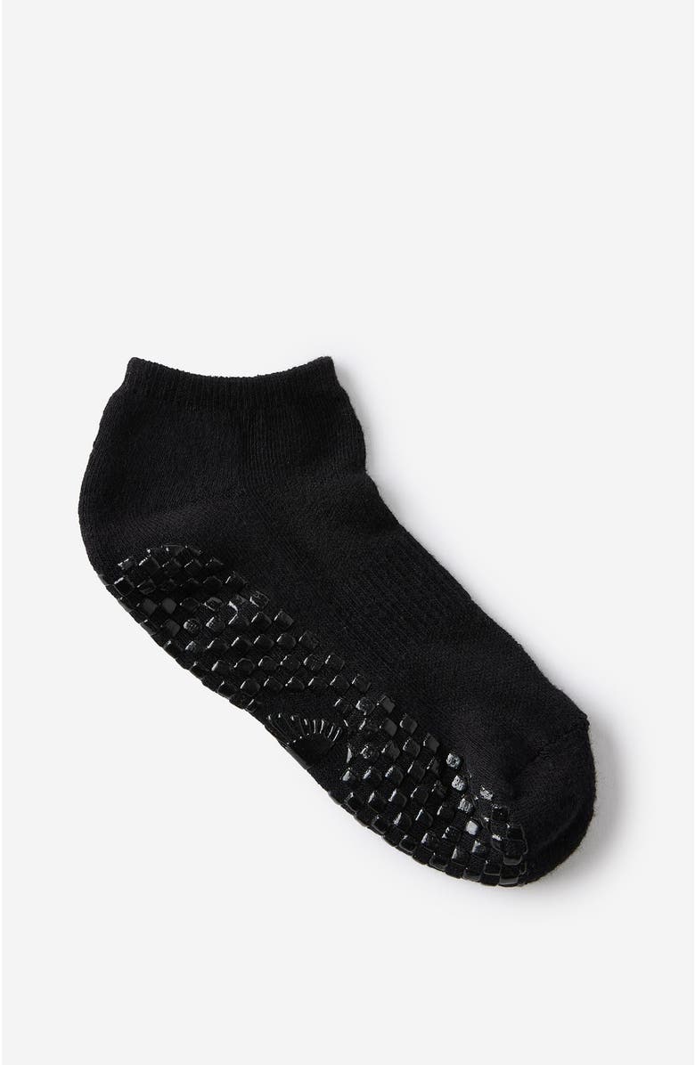 COTTON ON BODY Women's Active Performance Studio Sock, Main, color, Solid Black Usa
