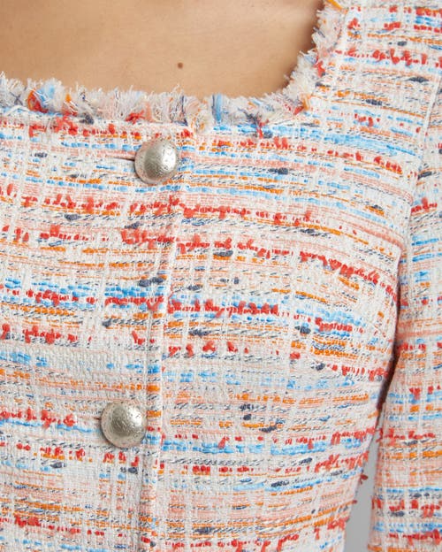 Santorelli Elara Double-breasted Jacket In Shell