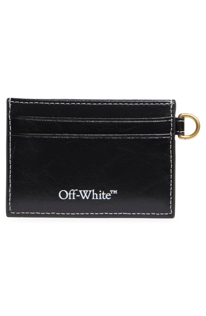 Off-White Classic Card Holder, Alternate, color, Black