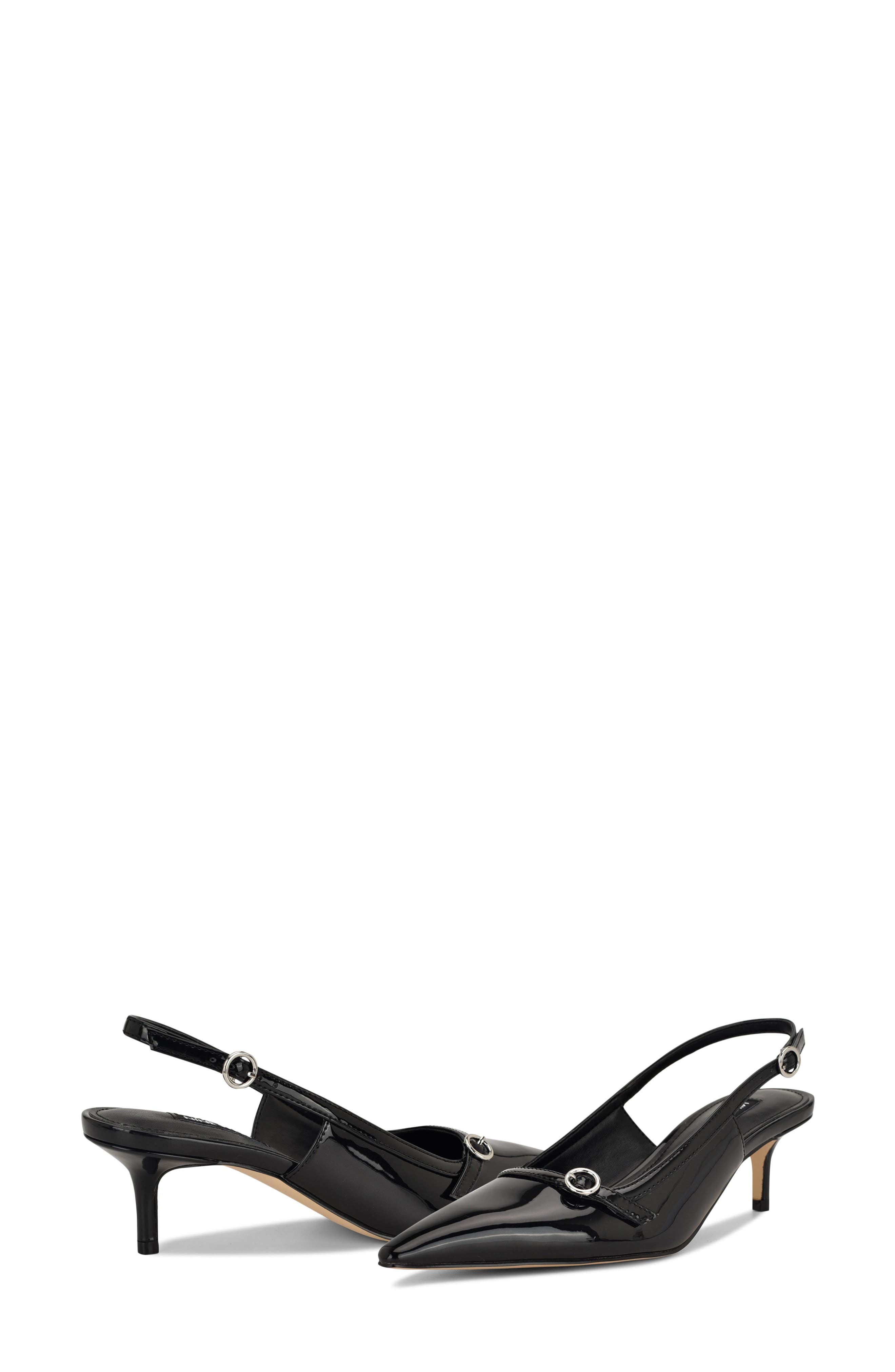 Nine West Ashlea Slingback Pointed Toe Pump, Alternate, color, 