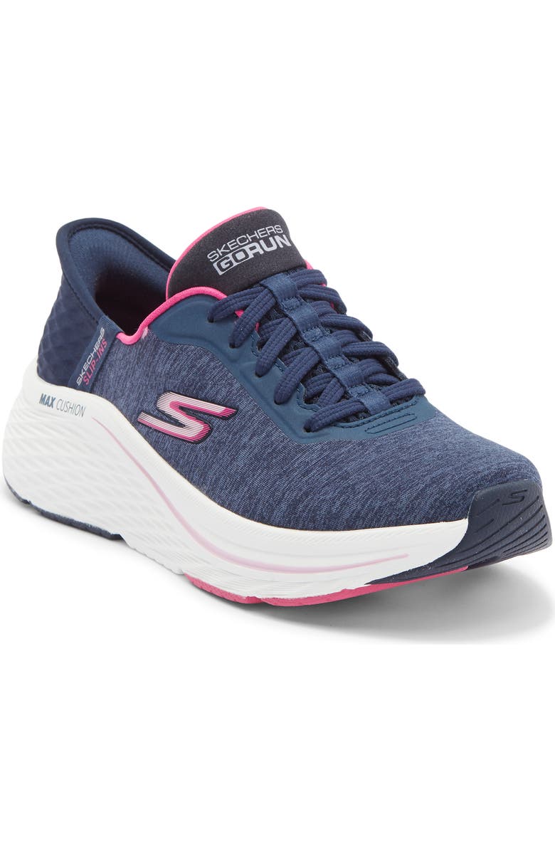 SKECHERS Slip-Ins Mac Cushioning Sneaker, Main, color, Navy Pink
