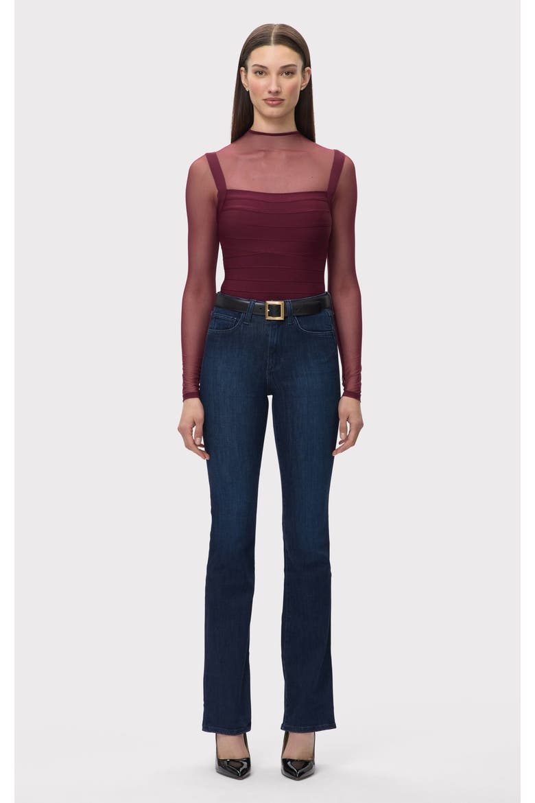 The Sabrina Top, Alternate, color, DEEP RED