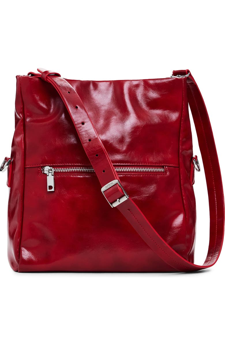 Desigual Faux Leather Shoulder Bag, Alternate, color, Red