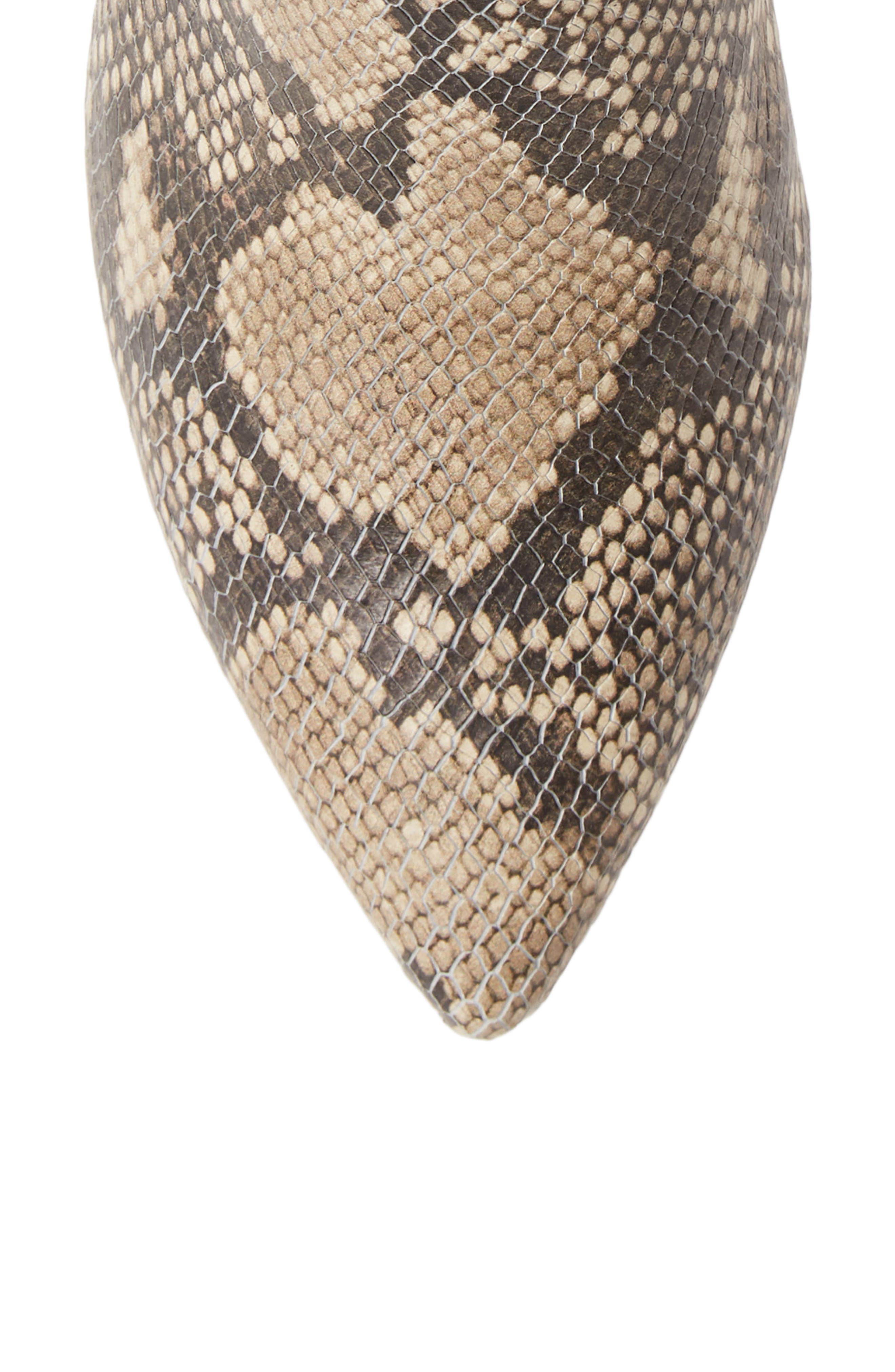 Bel Bootie, Alternate, color, BLACK/ WHITE SNAKE PRINT