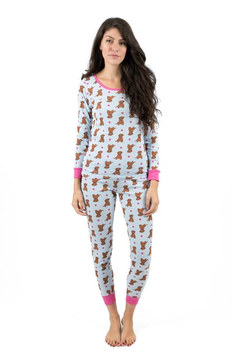 Women's Cotton Matching Family Pajamas, Dream Weaver Prints