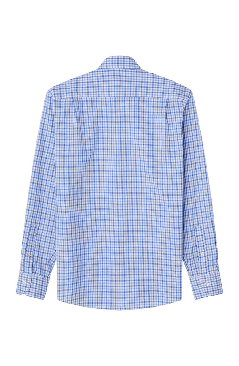 Robert Talbott Reynolds Bold Check Shirt in Contemporary Fit, Alternate, color, Blue/Blue