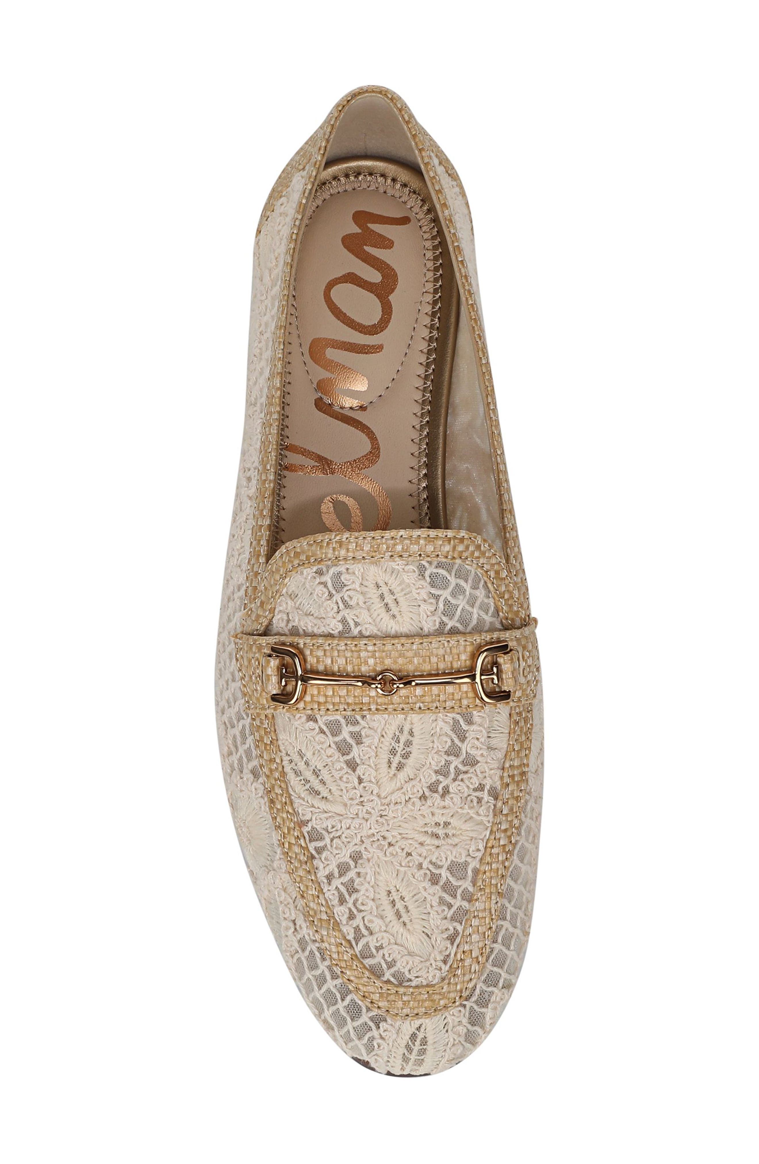 Sam Edelman Loraine Mesh Flat, Alternate, color, Warm Ivory