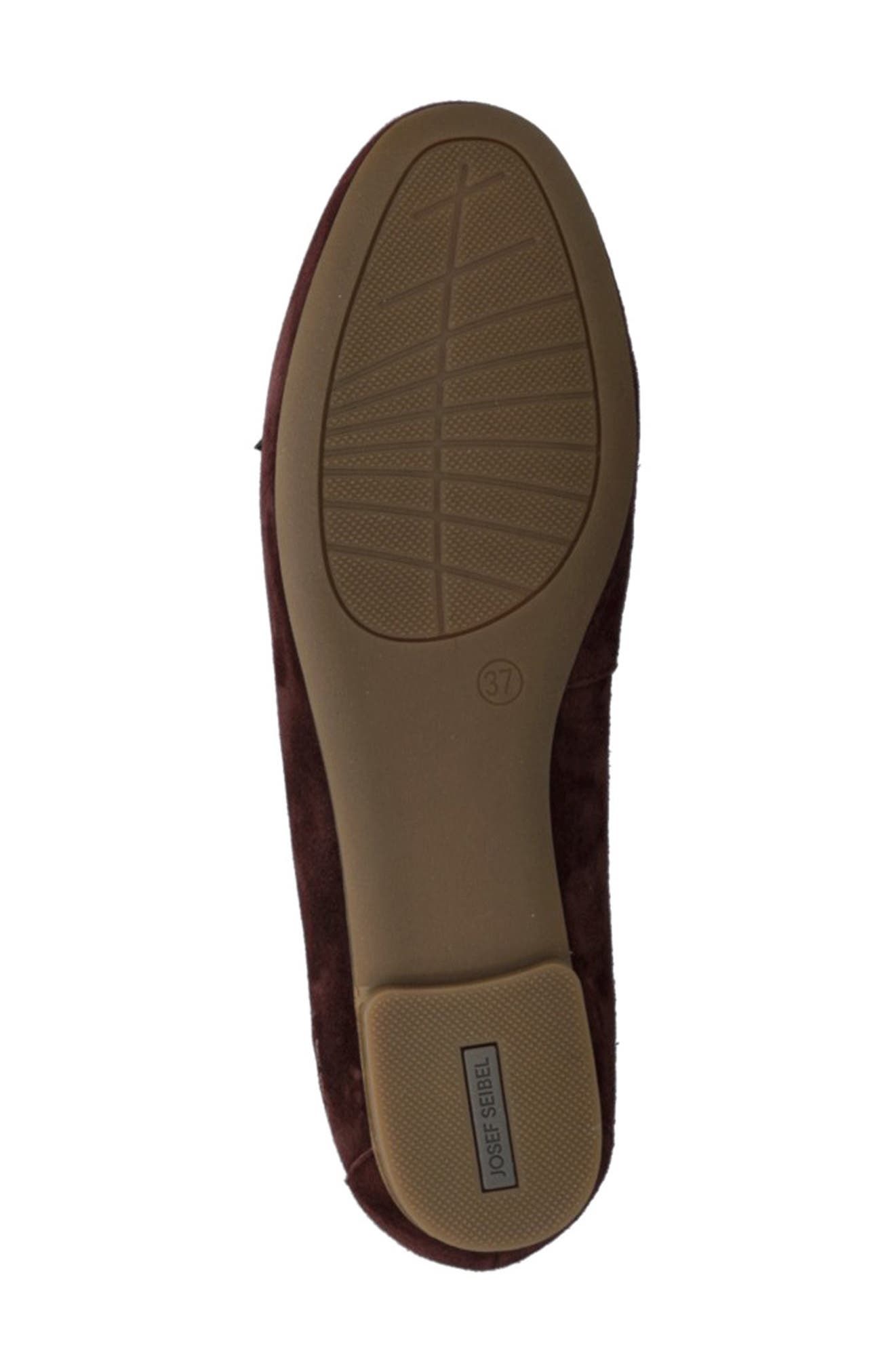 Clarice 07 Leather Loafer, Alternate, color, BURGUNDY