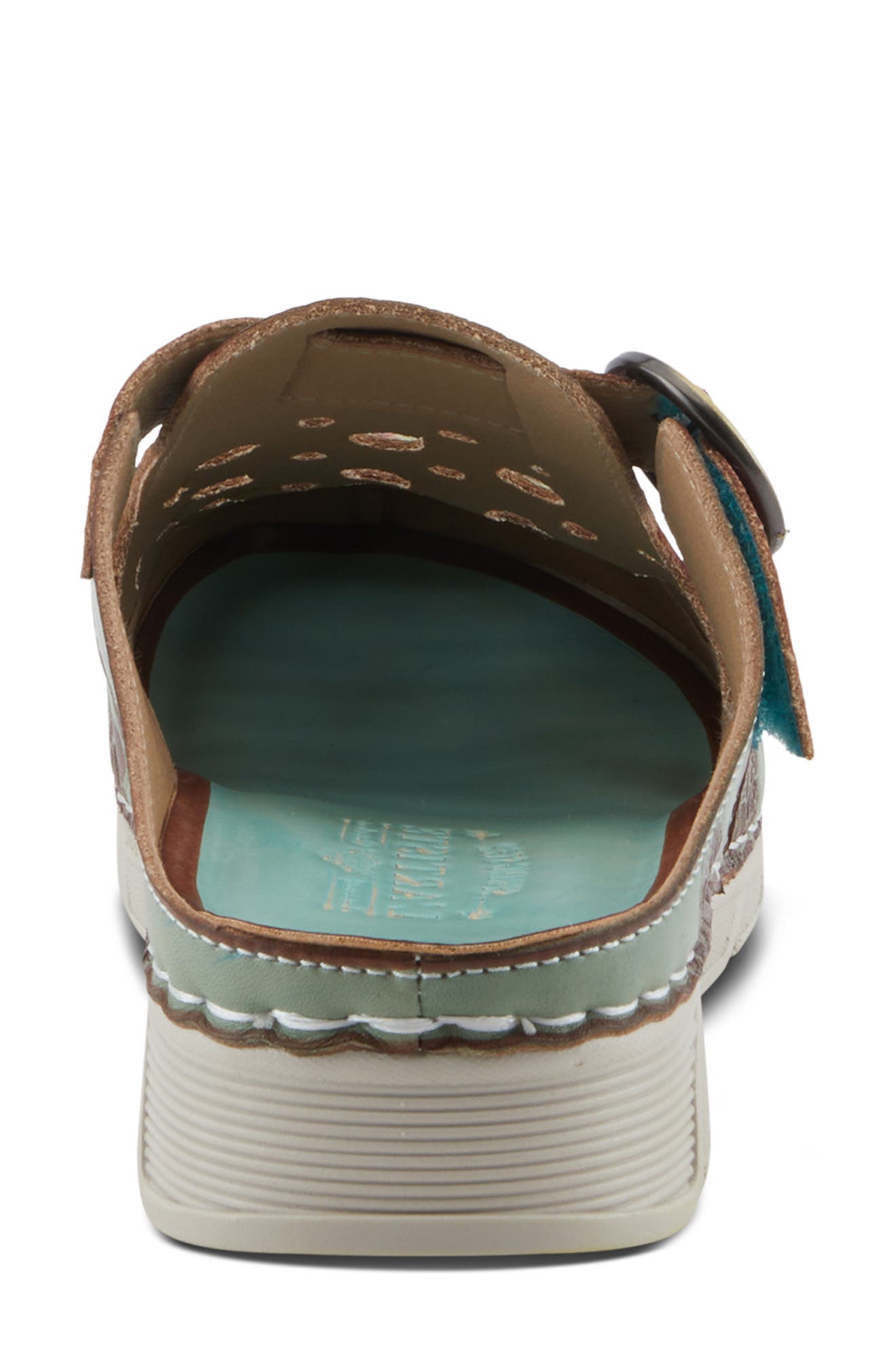 L
Artiste by Spring Step Sefton Clog, Alternate, color, Mint Green Multi