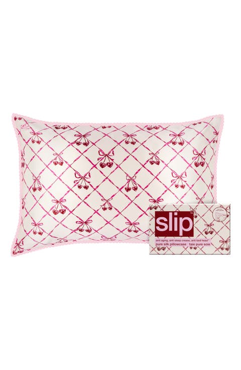 Lace Pure Silk Queen Pillowcase