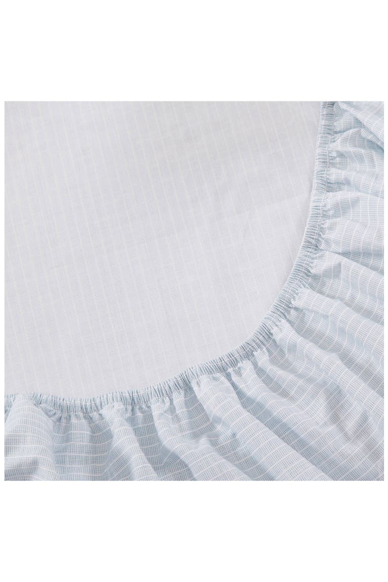 Ala Moana Stripe 200 Thread Count Cotton Percale Sheet Set, Alternate, color, LIGHT PASTEL BLUE