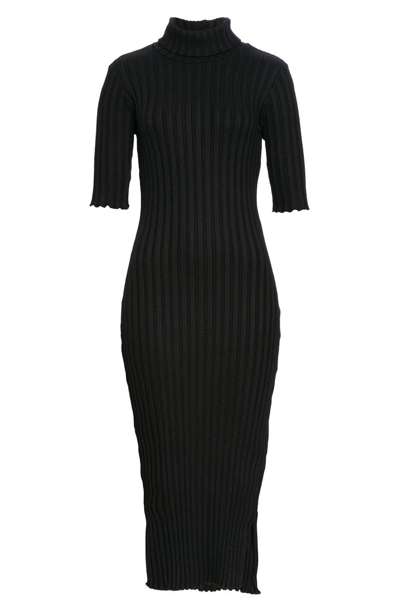 Simon Miller RIB by Simon Miller Novo Turtleneck Midi Dress, Alternate, color, 